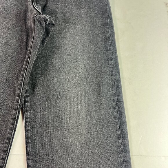 Levi's Jeans Women's 26x25* Ribcage High Rise Straight Ankle Black Denim Tag 26 - Picture 3 of 16